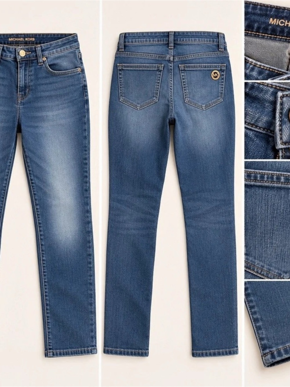 Michael Kors Women's Blue Skinny Jeans Like New